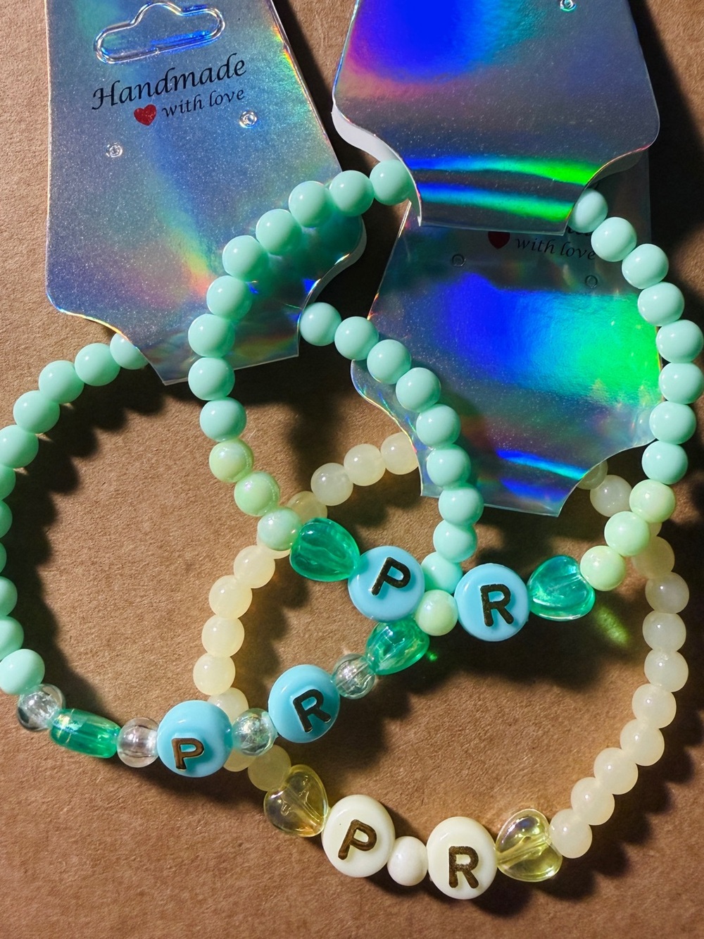 Puerto Rico Pride PR Beaded Bracelet